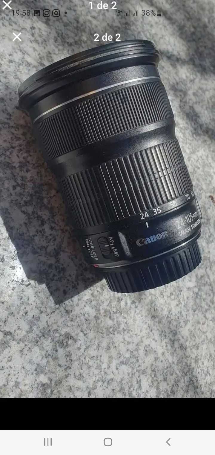 Objetiva canon 24 -105 mm