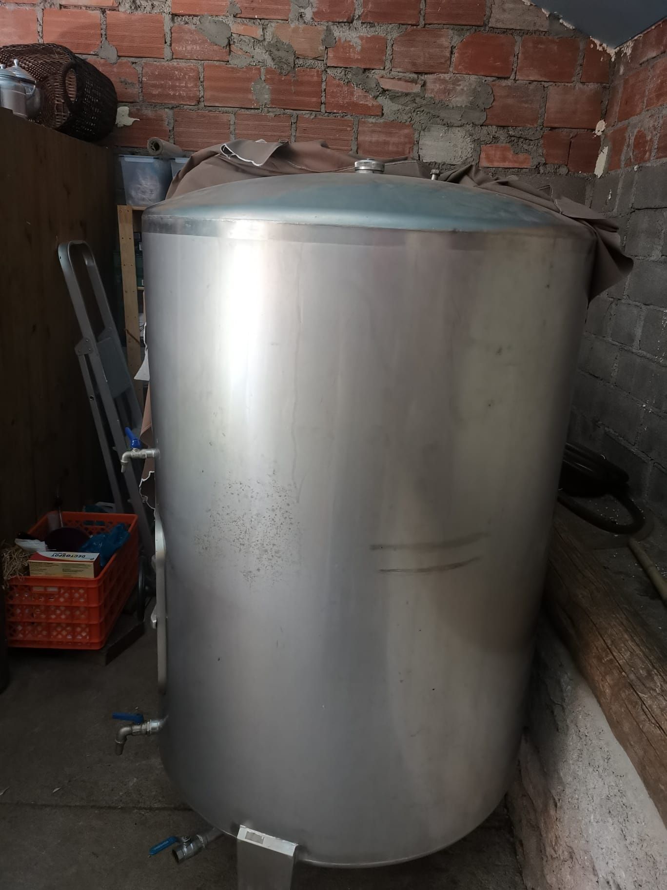 Cuba em Inox para Vinho 1000L