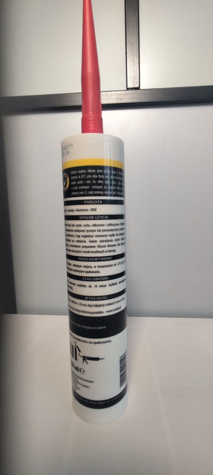 Silikon SOUDAL wysokotemperaturowy 285*C Płynna Uszczelka 280ML