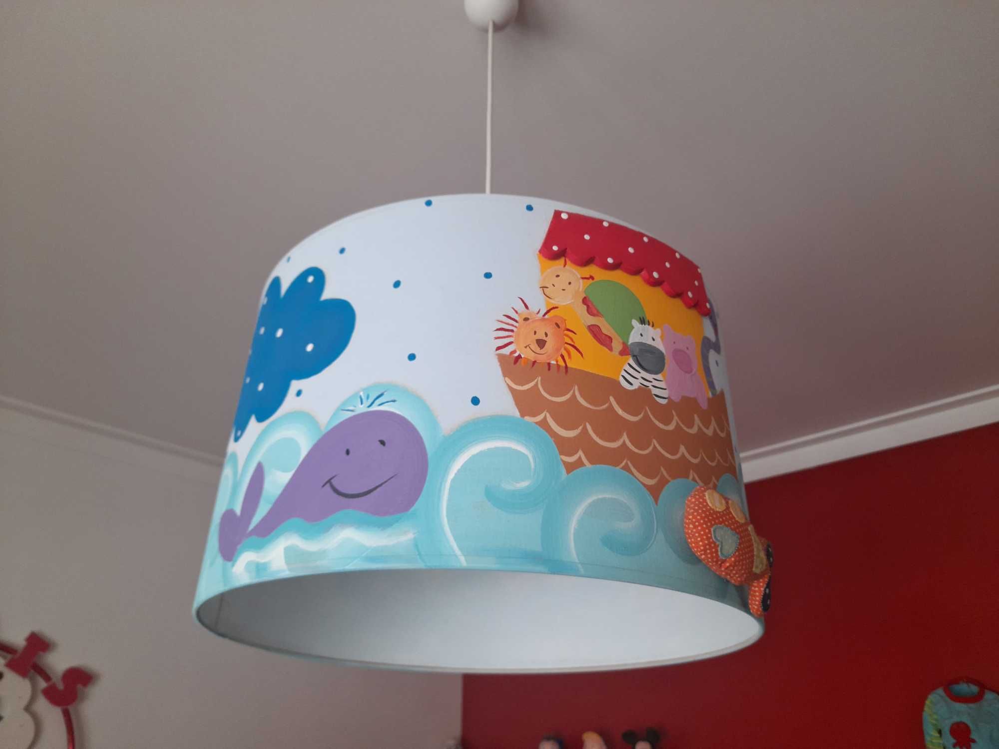 Conjunto candeeiros e molduras tema mar