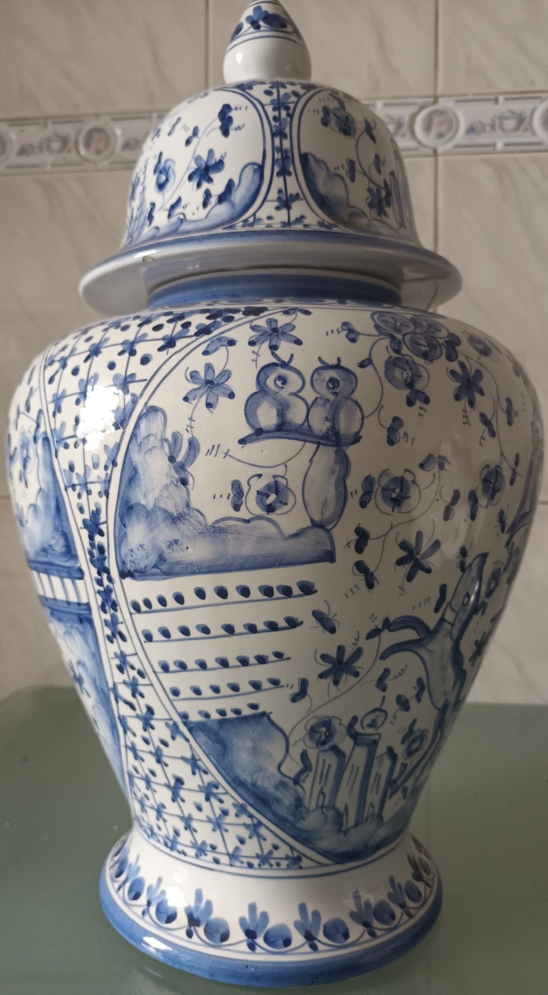 Pote Porcelana Portuguesa Anos 70