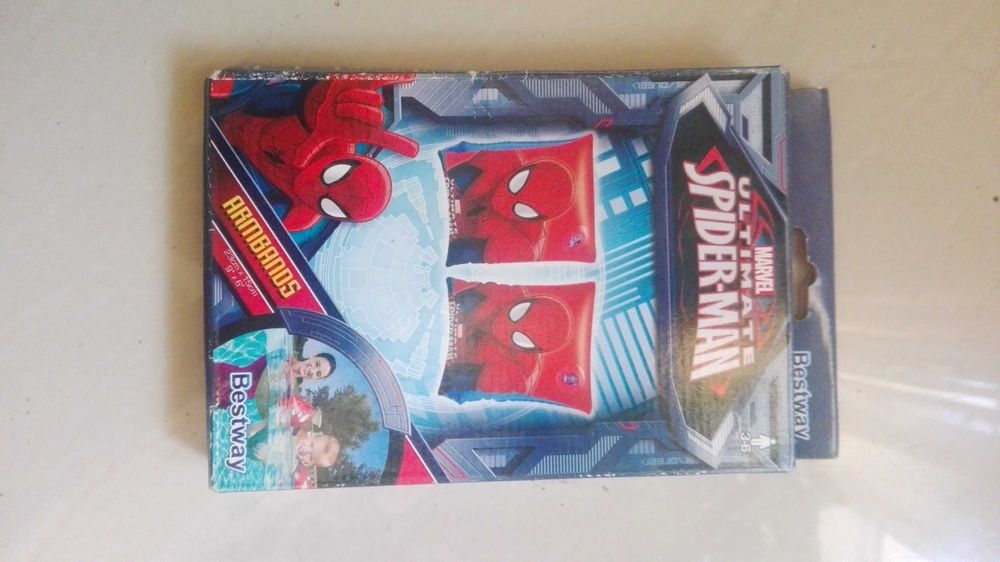 Spider Man Мяч Для Фитнеса с РОжками Круг Нарукавники