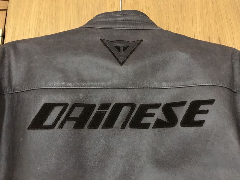 Casaco Motard Dainese em Pele Castanho (54=L) (NOVO)