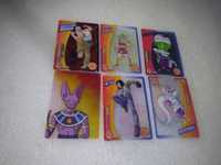 6 cartas Antigas Dragon Ball Z