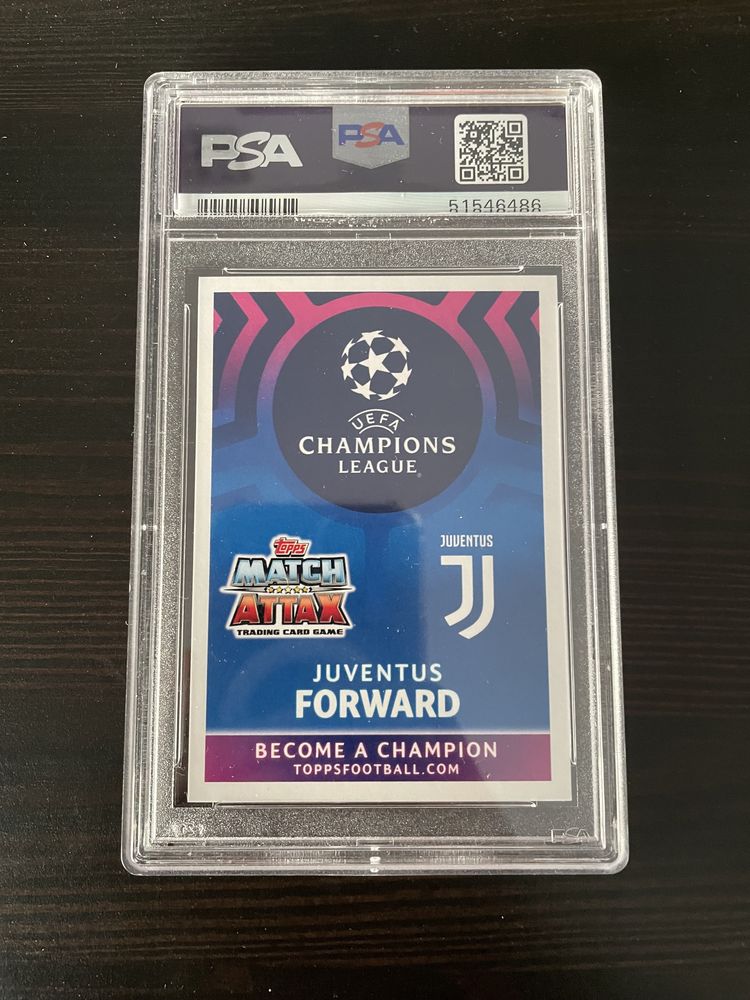 Cristiano Ronaldo Topps Match Attax PSA 10