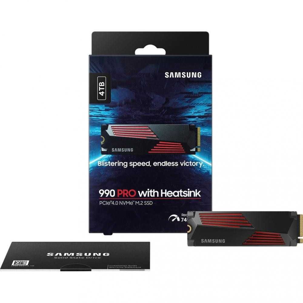 SSD накопичувач Samsung 990 PRO with Heatsink 4 TB, Новий, Оригінал