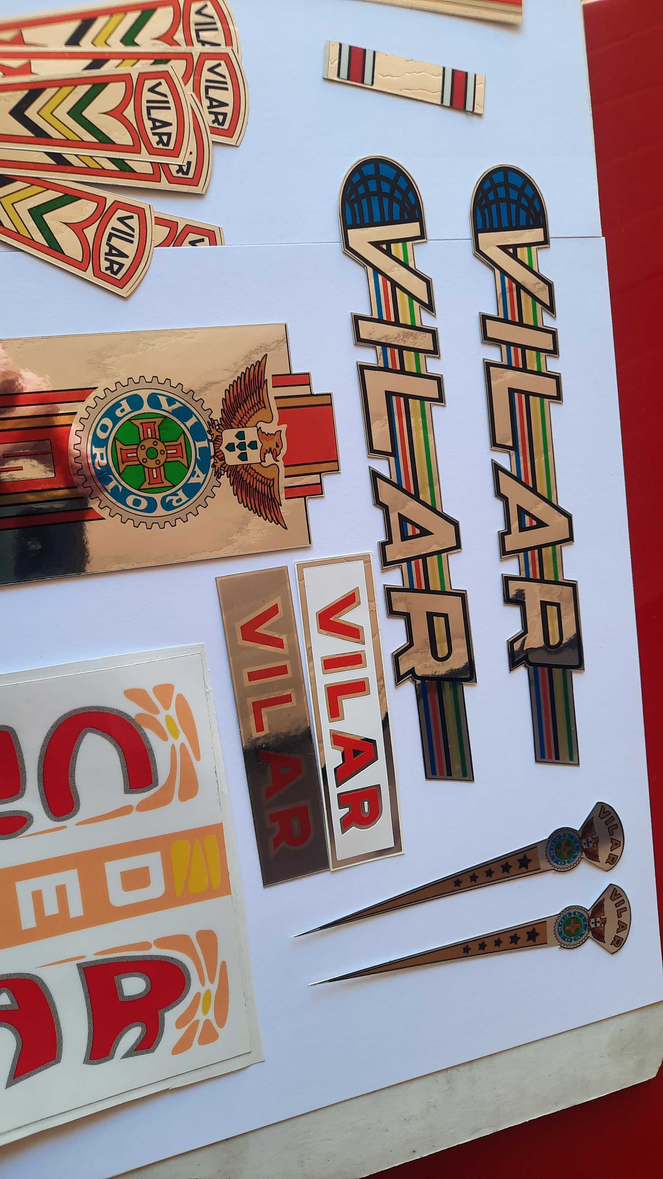 Autocolantes originais bicicletas antigas órbita Stelber Vilar