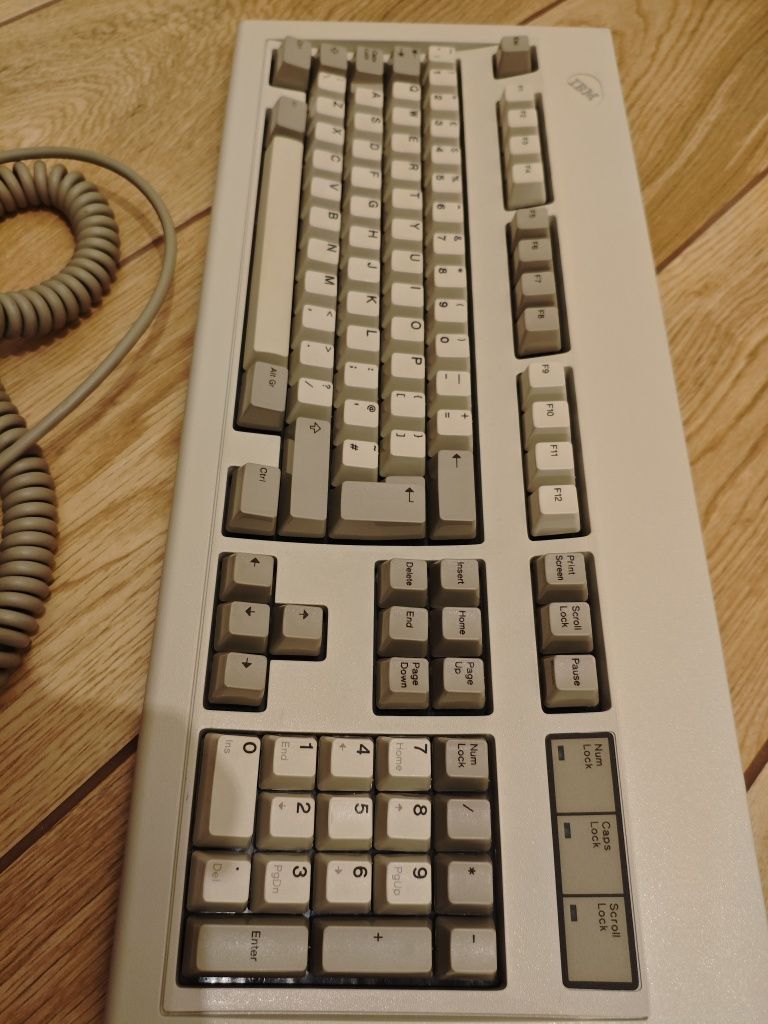 Klawiatura ibm model m + mysz ibm