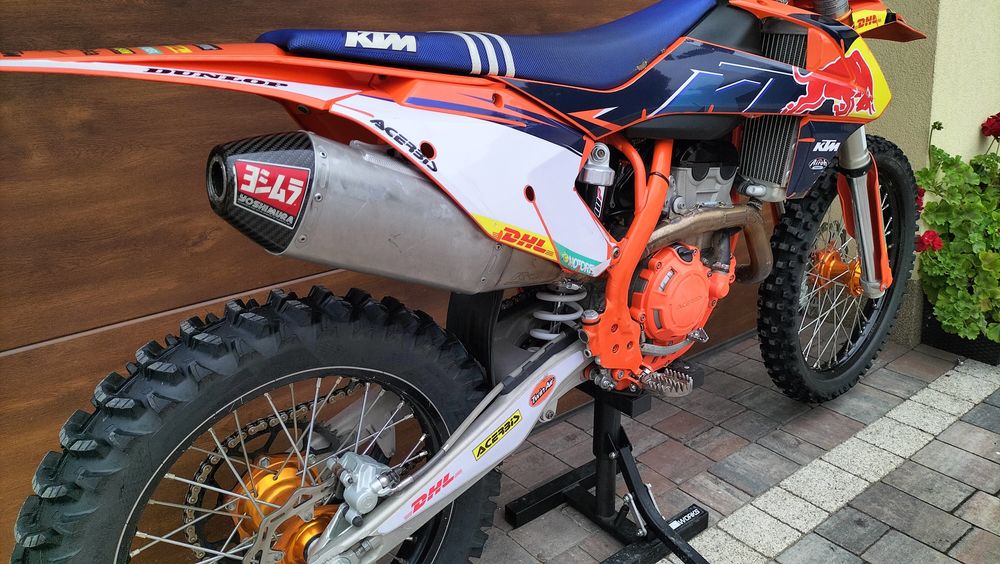KTM SXF 250 Factory Edition 100mth, nowy tłok, Yoshimura, Transport