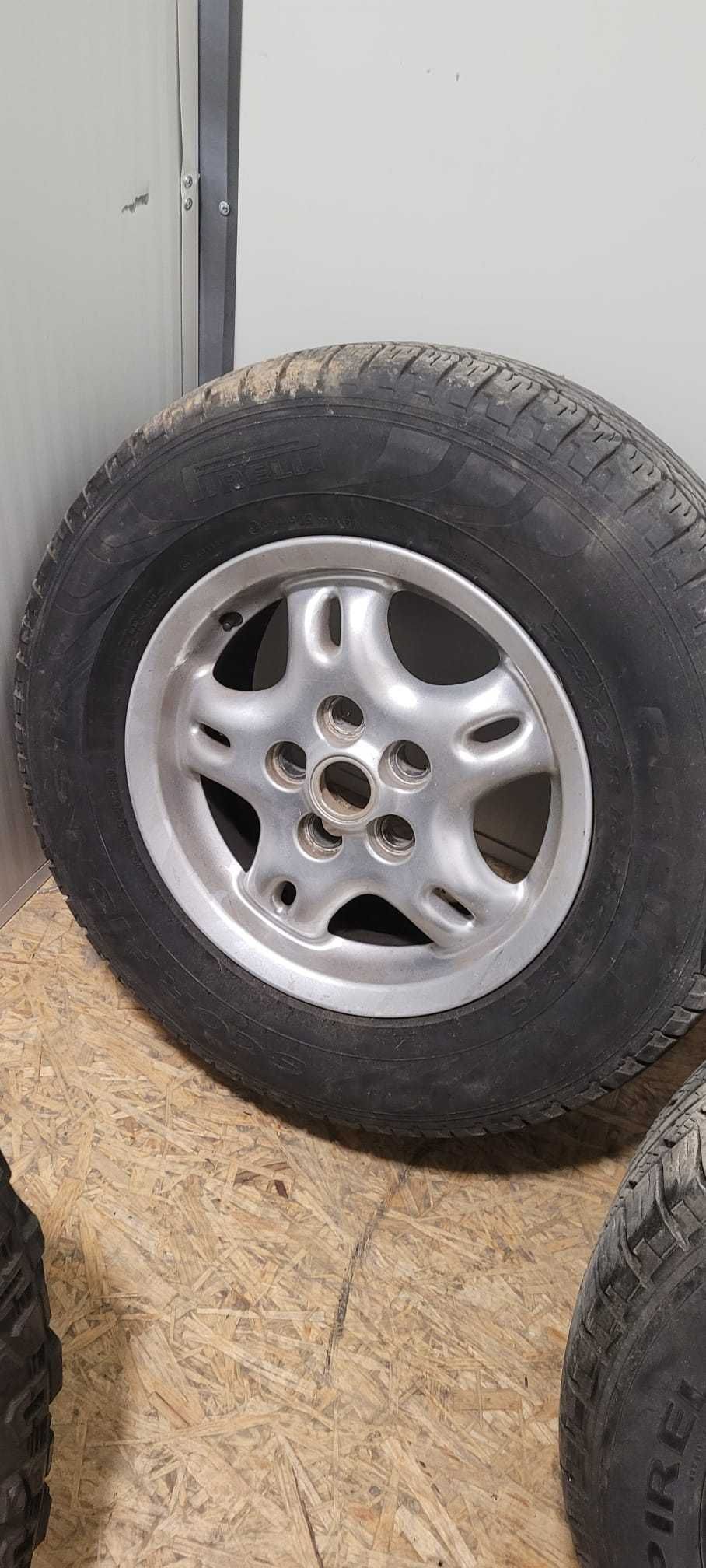 Range Rover P38 - 4 Jantes + 4 Pneus 255/65/16