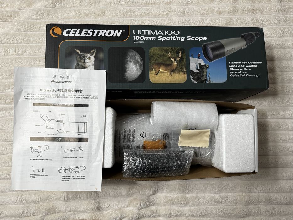 Телескоп підзорна труба Celestron Ultima 100 22x66-100 mm