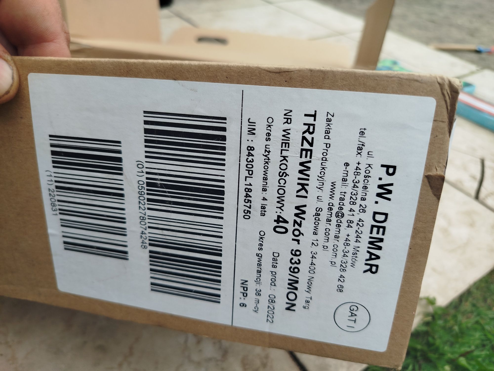 Trzewiki zimowe MON Buty Zimowe r40