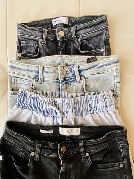 Джинсы Манго,  Zara, Bershka размер S