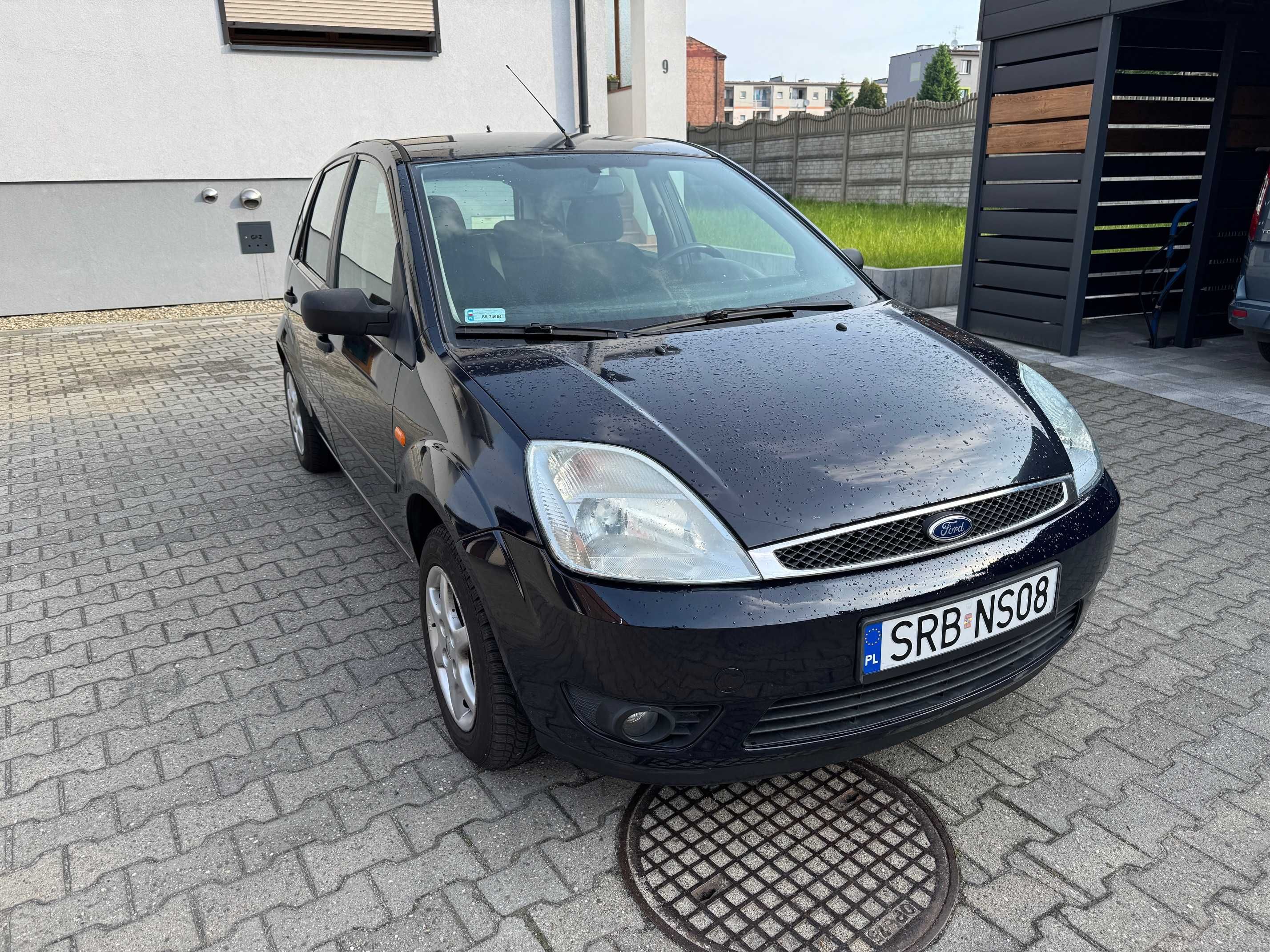 Ford Fiesta 1.6 TDCi 90KM Ghia, Klimatyzacja, Grzana szyba, Super stan