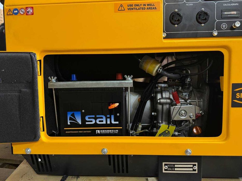 дизельний генератор кipor 7000 з мідною обмоткою стартер якість міцний