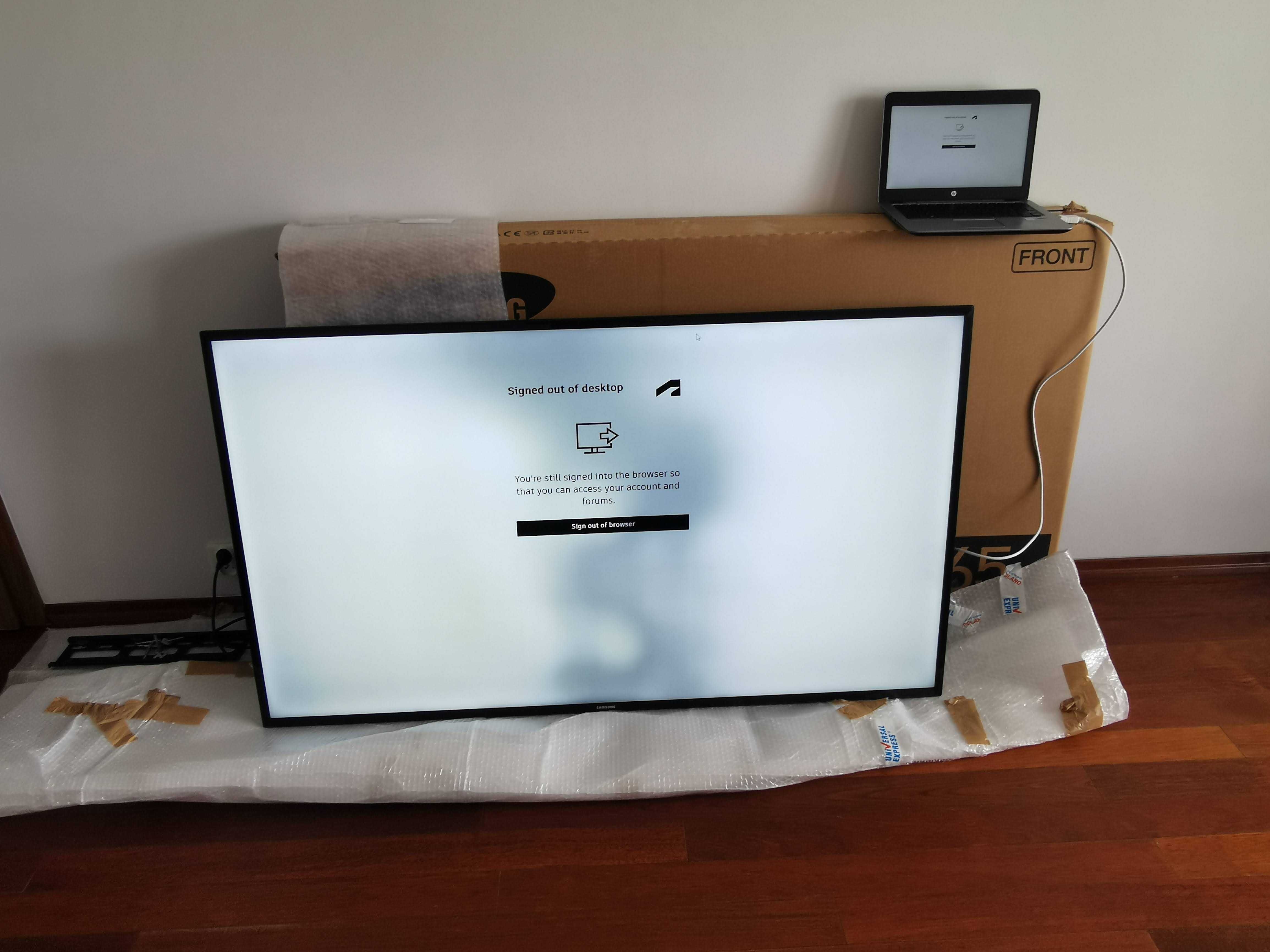 Monitor Panel LED Samsung 65" podświetlenie do naprawy