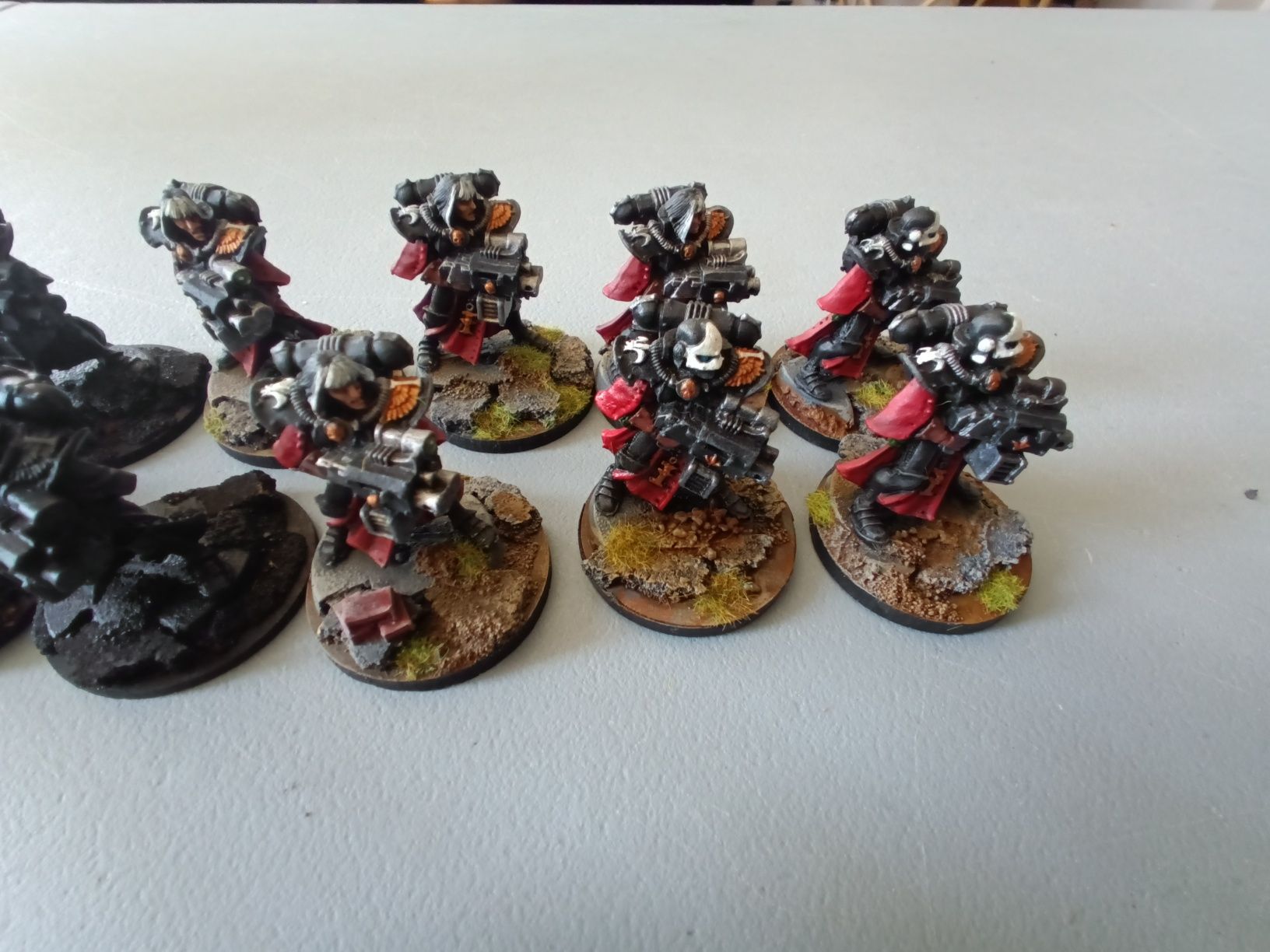 10x Battle Sisters 9x Stormbolter 1x Flamer metal Warhammer 40k