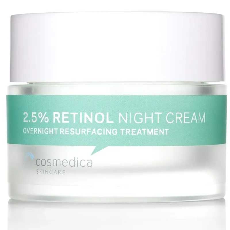 Набор Cosmedica Skincare ночной крем с 2.5% ретинолом + сывортка.