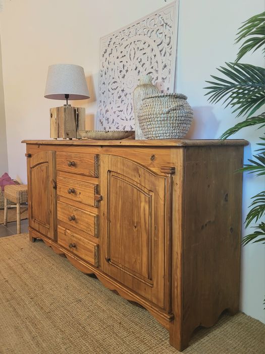 aparador enorme, consola, armario, louceiro, vintage, rustico