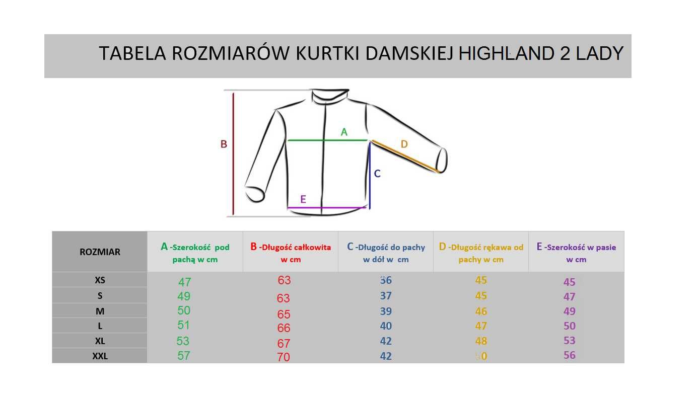 HIGHLAND BLACK LADY kurtka tekstylna motocyklowa HERO turystyczna