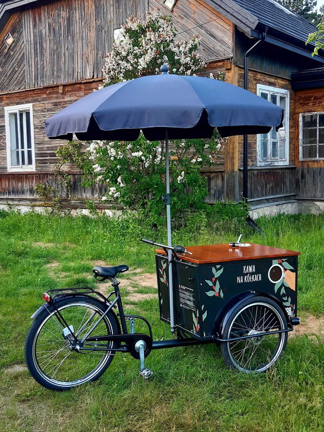 Riksza do kawy, rower gastronomiczny, "kawa na kołach"