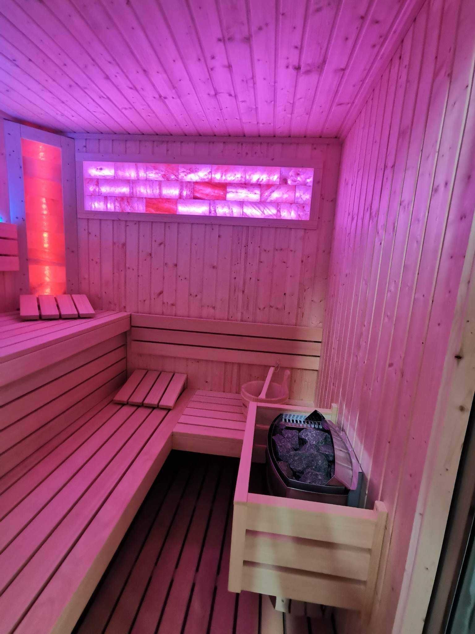 Sauna fińska/sucha - narożna - Nowa