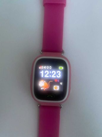 Дитячі смарт-годинник JETIX Q90 Pink з GPS трекером і телефоном