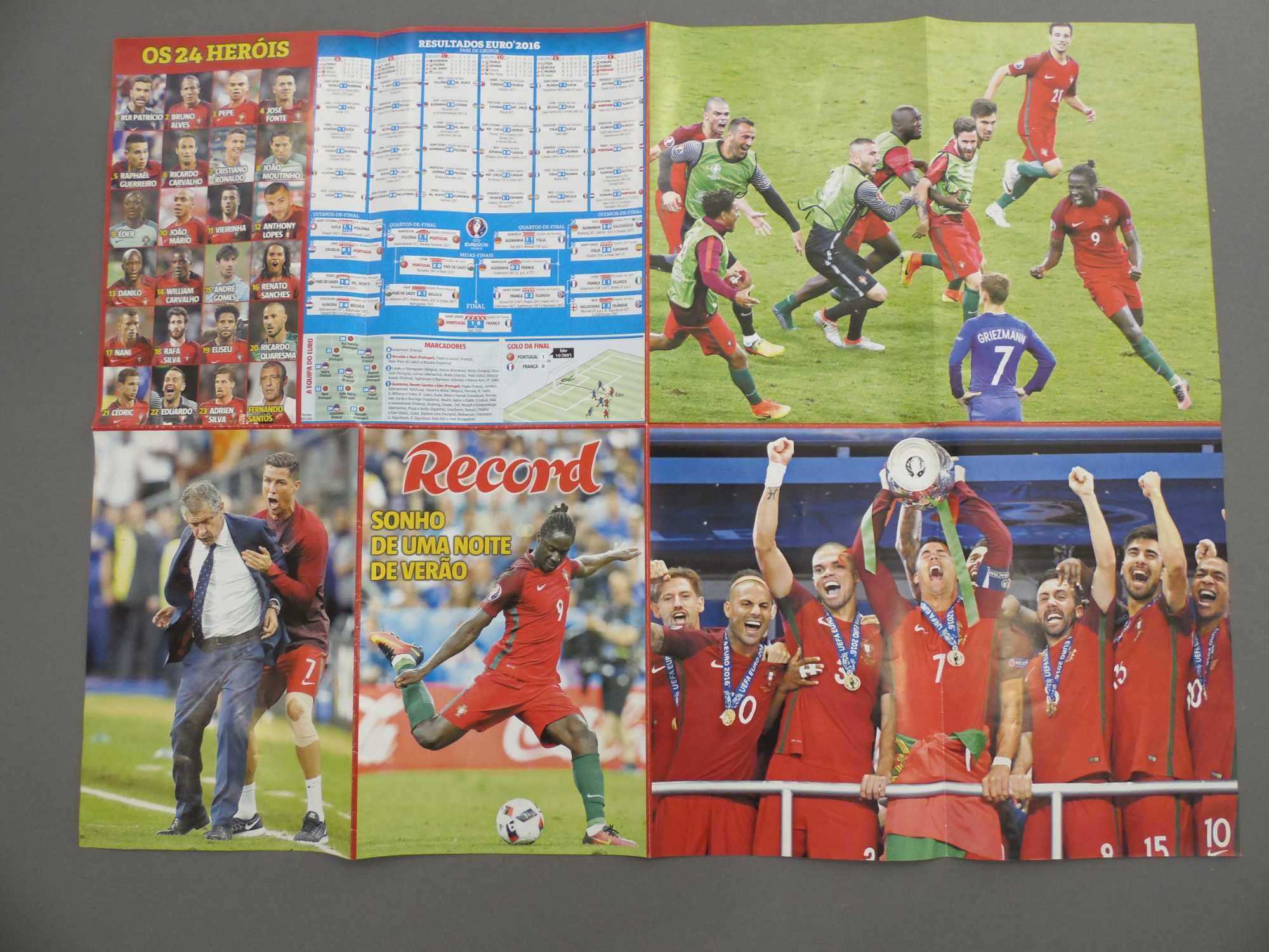 Poster Portugal Campeão Europeu 2016