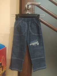 Jeansy dżinsy spodnie dżinsowe jeansowe bawełniane 110
