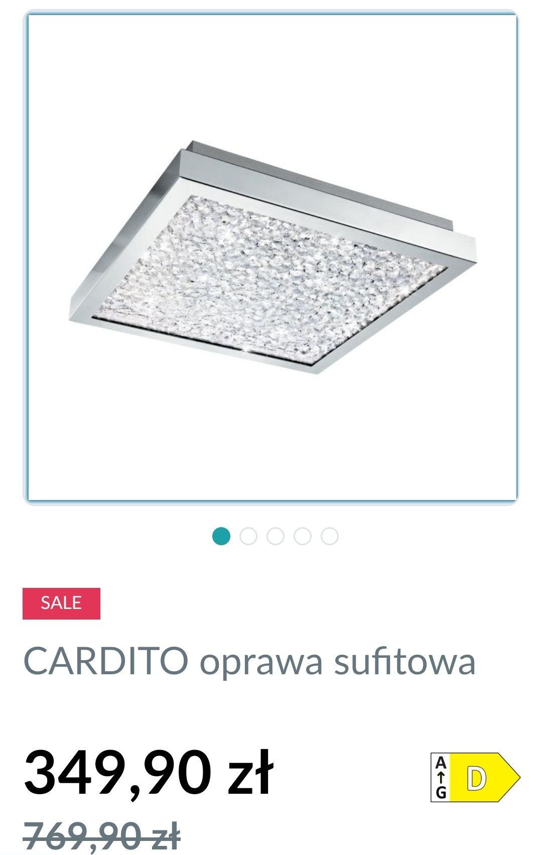 Lampa sufitowa plafon EGLO dziamenciki