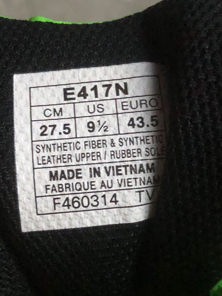 Як нові, Asics Gel Flare для волейболу тенісу 43,5 43 42,5 27,5 27