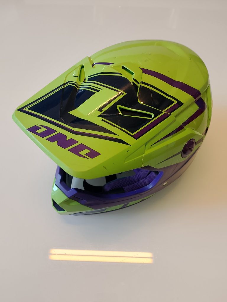 Kask ONE dziecięcy motocyklowy rowerowy