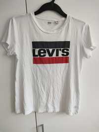 Koszulka t-shirt Levi's Levis biała klasyk rozmiar S 36 damska bluzka