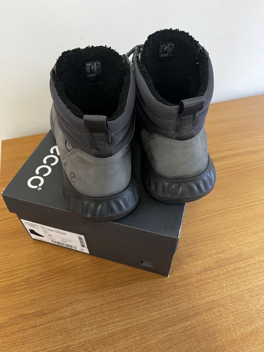 Męskie zimowe buty ECCO r.46 z naturalnego nubuku