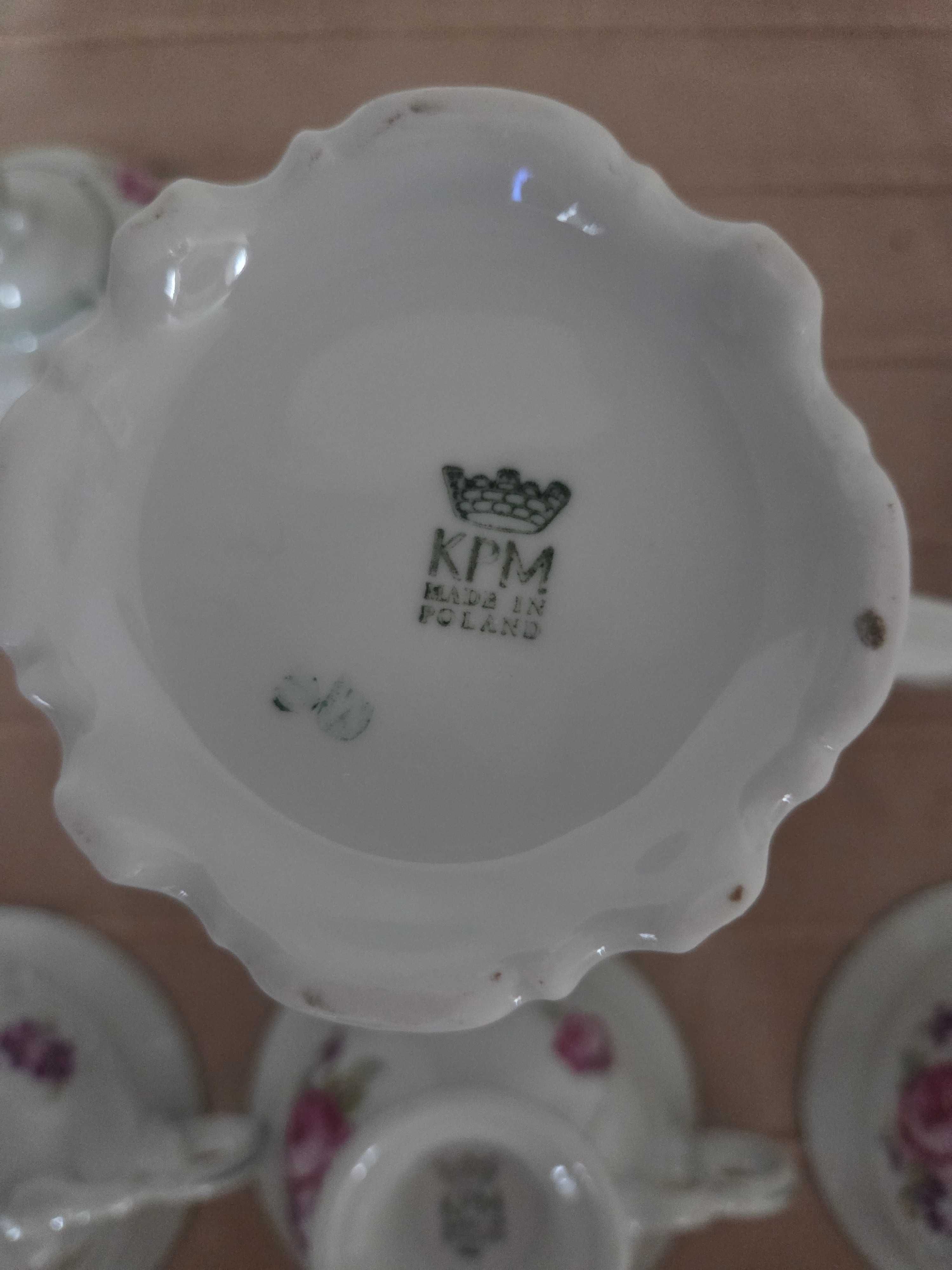 Zestaw kawowy porcelanowy firmy "KPM"