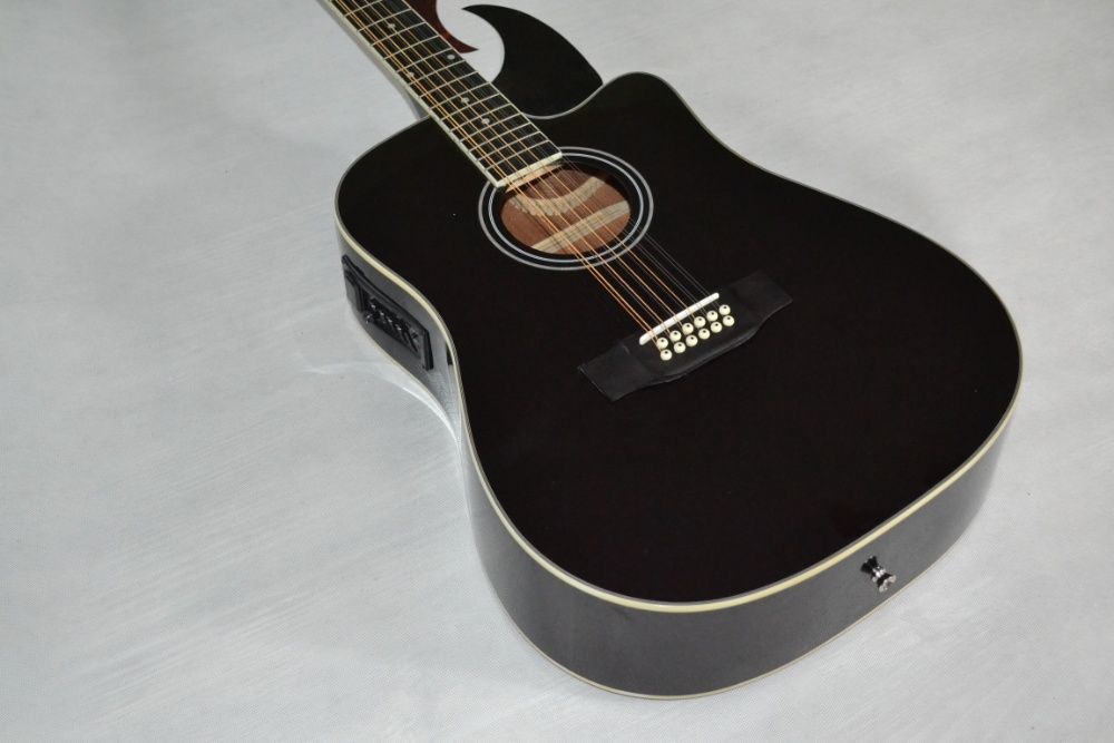 Harley Benton D-200CE BK nowa gitara 12 STRUNOWA - ustawiona!