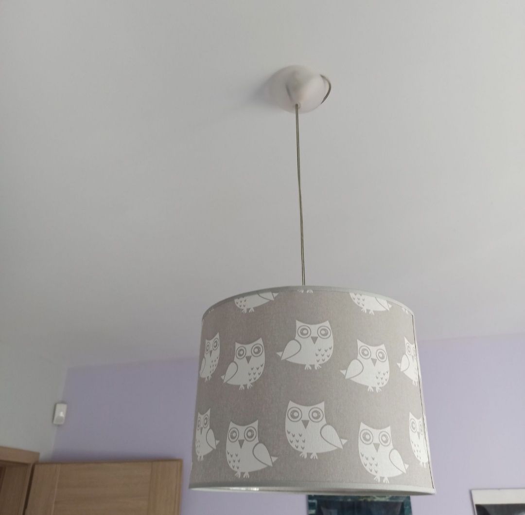 Lampa sufitowa szara jak nowa