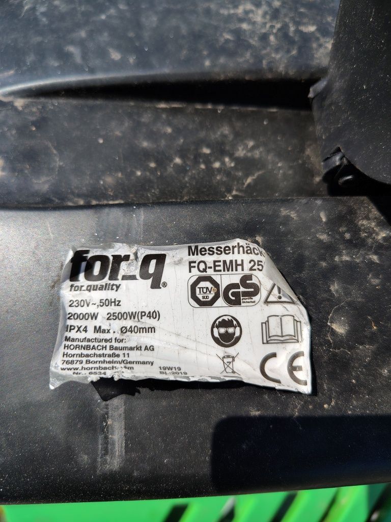 Rozdrabniacz niszczarka do gałęzi For_q Forq