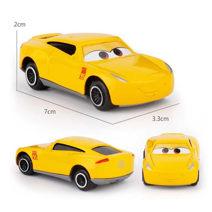 Auta Cars Zygzak Złomek Resoraki Metal 7 sztuk 1:64