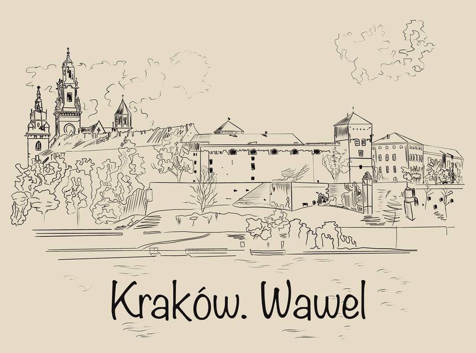 Kartka Kraków. Wawel