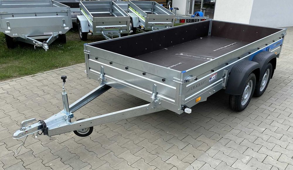 Przyczepka Samochodowa 330x150cm TANDEM BURTY WZMOCNIONE SKLEJKĄ