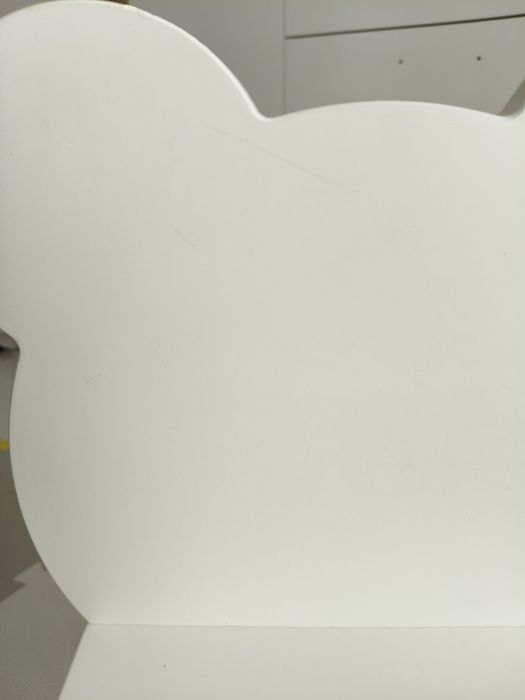 Krzesełko dla dziecka Miś białe