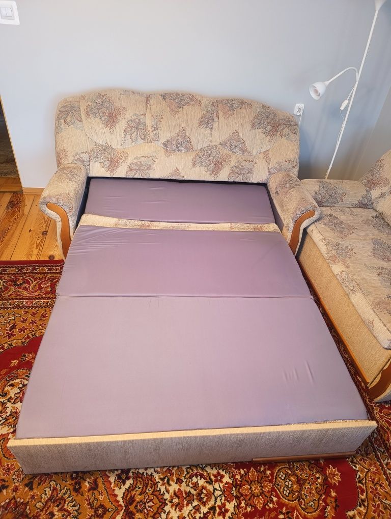Zestaw kanapa sofa 3os +2os z funkcją spania