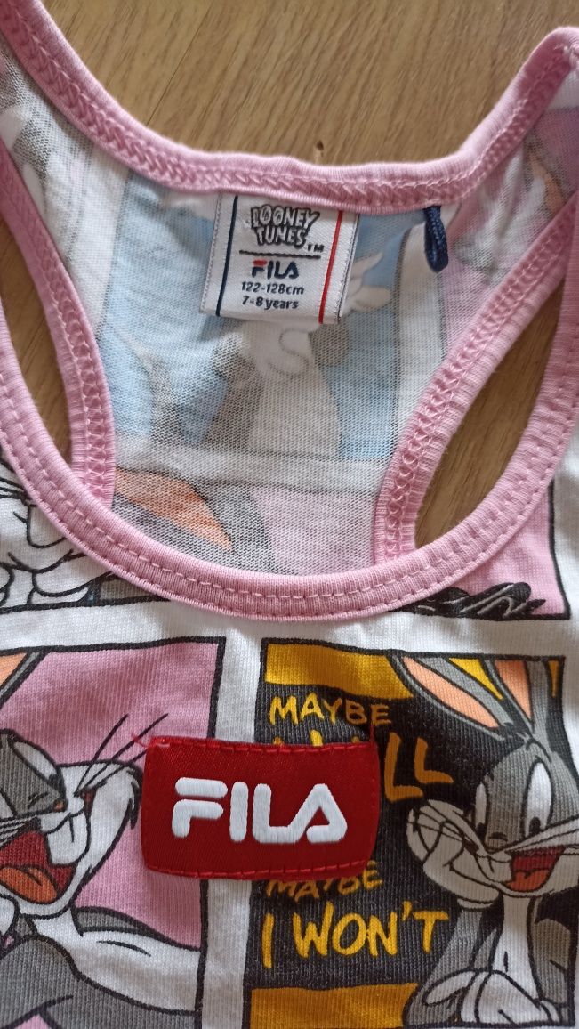 Sukienka tunika bokserka Looney Tunes FILA rozmiar 7 lat