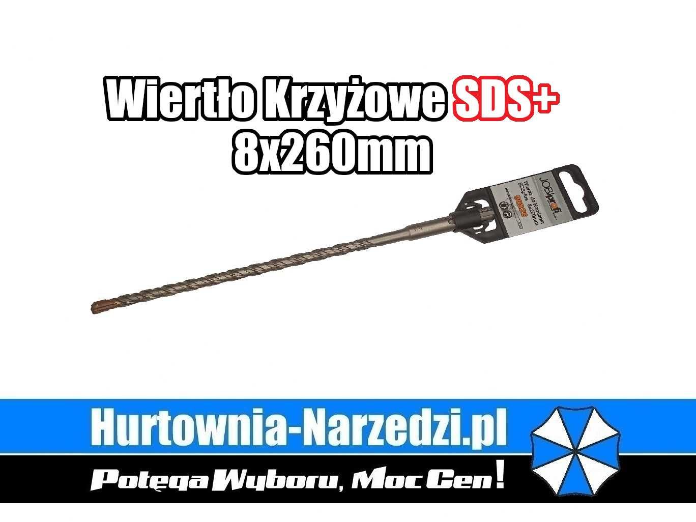 Wiertło krzyżowe SDS-Plus 8x260mm JOBIprofi