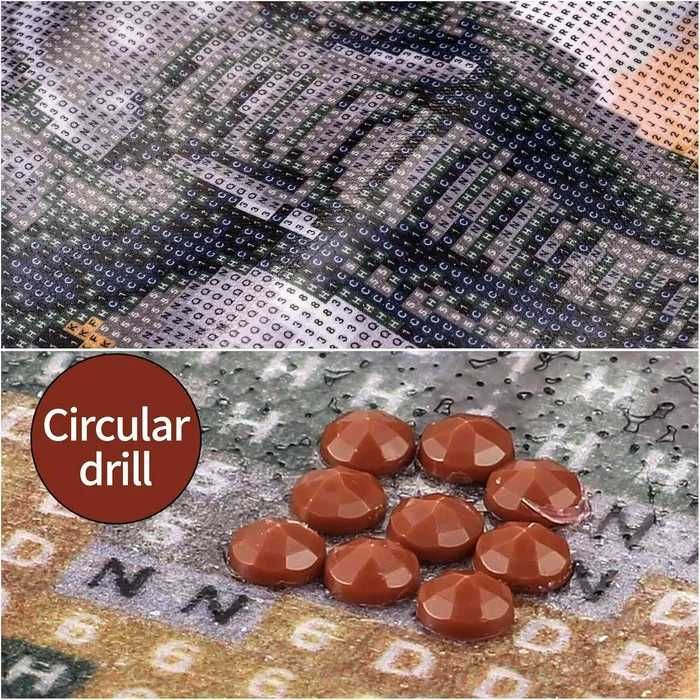 Zestaw 5D do malowania diamentami DIY haft dekoracja ścienna s104