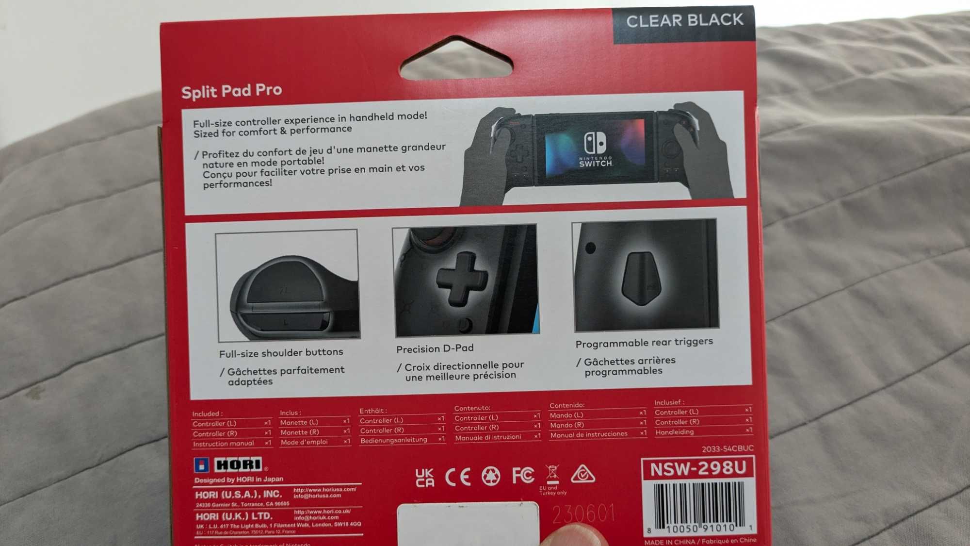 Comando Hori para Nintendo switch