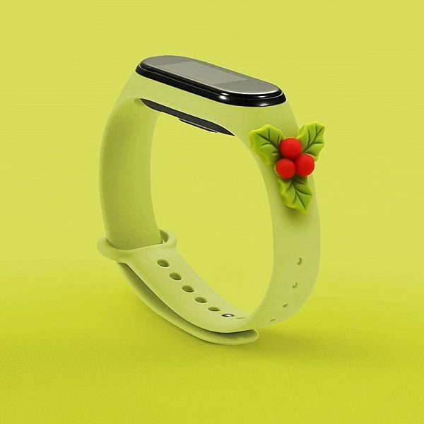 Strap Xmas opaska do Xiaomi Mi Band 4 / Mi Band 3 świąteczny silikonow