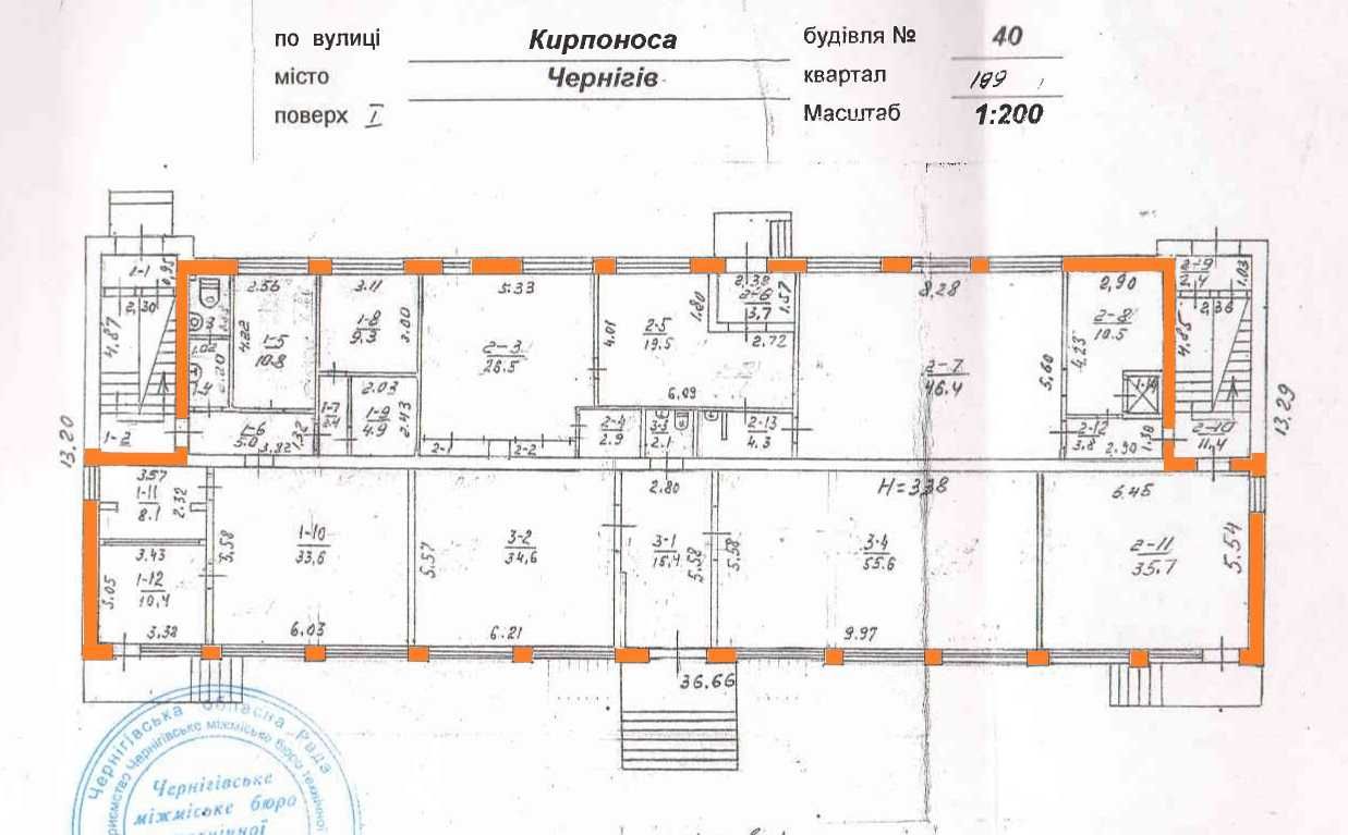 Центр, 1 пов, 351,5 м2, вул. Княжа, 40