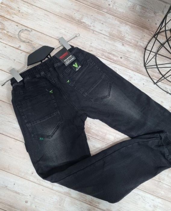 Теплі джинси джогери на флісі